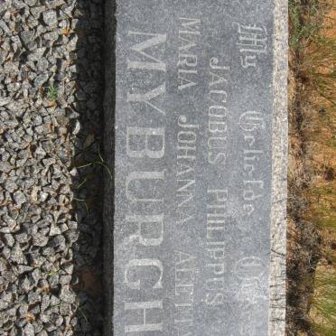MYBURGH Jacobus Philippus &amp; Maria Johanna Aletta