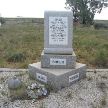 MERWE Jan A., v.d. 1855-1937 &amp; Sophia C. NESER 1867-1931 :: V.D. MERWE Jan A. 1898-1930