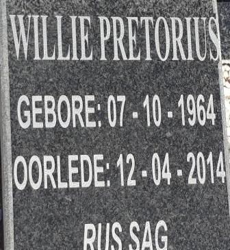 PRETORIUS Willie 1964-2014