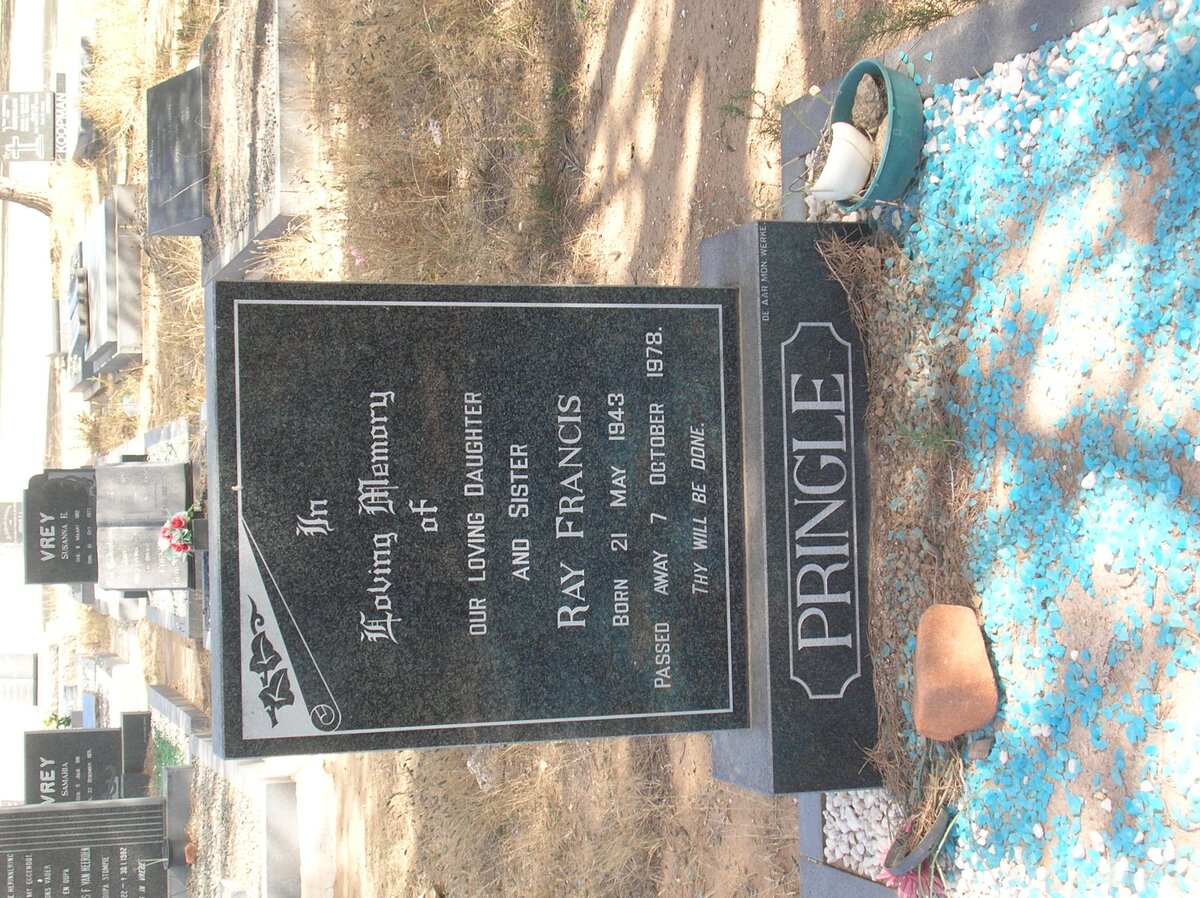 PRINGLE Ray Francis 1943-1978