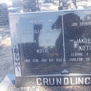 GRUNDLINGH Jakobus 1923-1995 