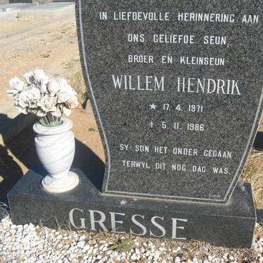 GRESSE Willem Hendrik 1971-1986