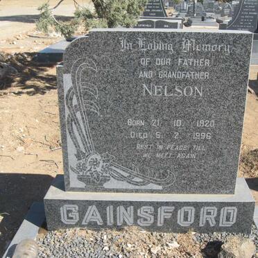 GAINSFORD Nelson 1920-1996 
