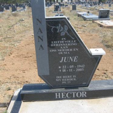 HECTOR June 1942-2003
