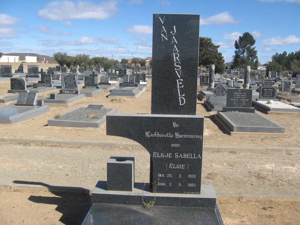 JAARSVELD Elsje Sabella, van 1932-1983