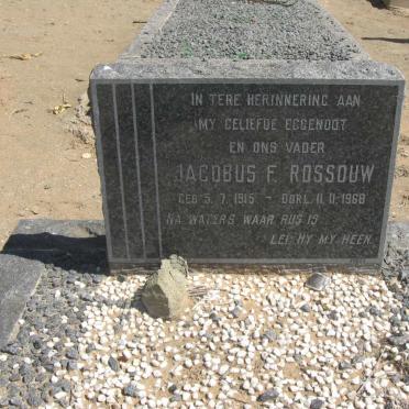 ROSSOUW Jacobus F. 1915-1968