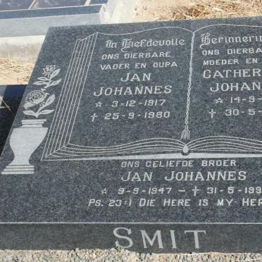 SMIT Jan Johannes 1917-1980 &amp; Catherina Johanna 1916-2001 :: SMIT Jan Johannes 1947-1999