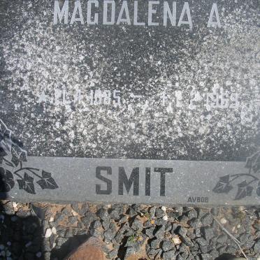 SMIT Magdalena A. 1885-1969
