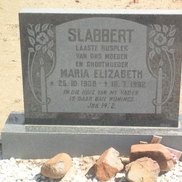 SLABBERT Stephanus H. 1917-1967 &amp; Maria Elizabeth 1908-1992