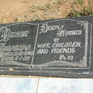 SEBASJAN Bennie 1940-2005