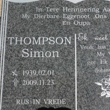 THOMPSON Simon 1939-2009