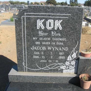 KOK Jacob Wynand 1917-1985