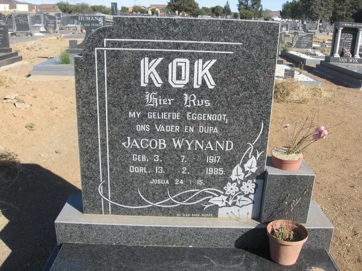 KOK Jacob Wynand 1917-1985