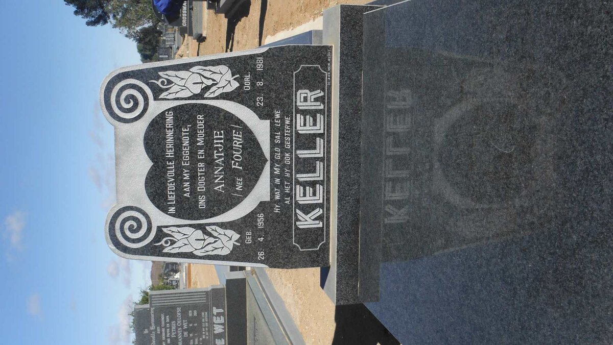 KELLER Annatjie nee FOURIE 1956-1981