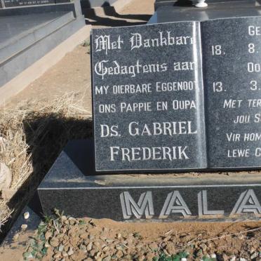 MALAN Gabriel Frederik 1903-1982