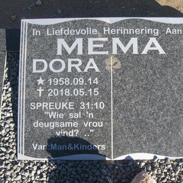 MEMA Dora 1958-2018