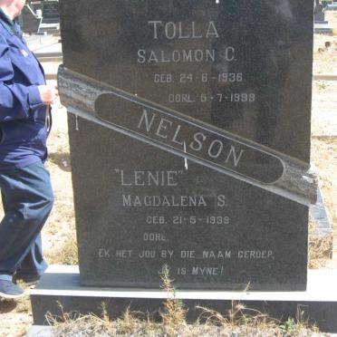 NELSON Salomon C. 1936-1999 &amp; Magdalena S. 1939-