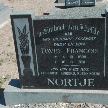 NORTJE David Francois 1905-1974