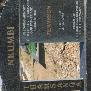 NKUMBI Tennyson Thamsanqa 1958-2011 :: NKUMBI ? 1999-2012