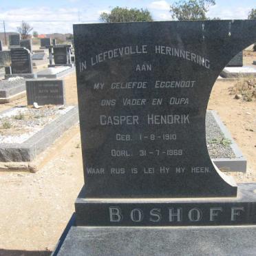 BOSHOFF Casper Hendrik 1910-1968