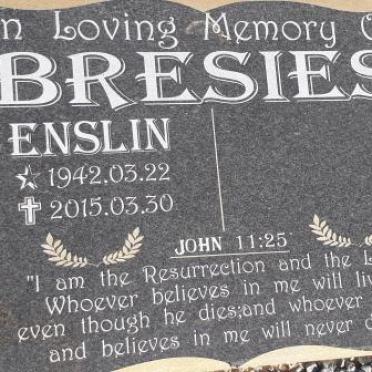 BRESIES Enslin 1942-2015