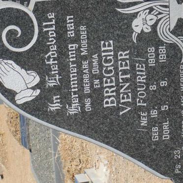 VENTER Breggie nee FOURIE 1908-1981