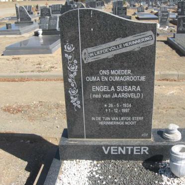 VENTER Engela Susara nee VAN JAARSVELD 1934-1997