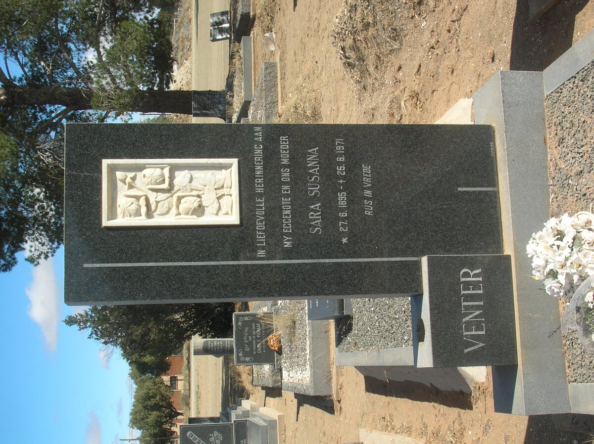 VENTER Sara Susanna 1895-1971