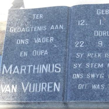 VUUREN Marthinus 1916-1933 &amp; Martha Johanna 1916-1981
