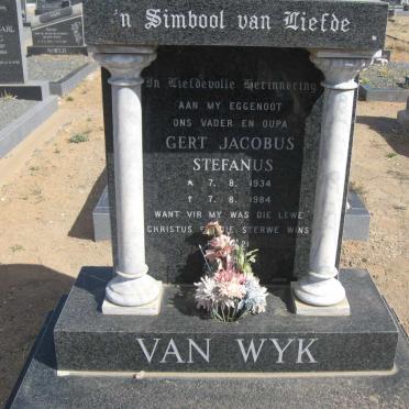 WYK Gert Jacobus Stefanus, van 1934-1984