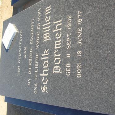 DORMEHL Schalk Willem 1902-1977