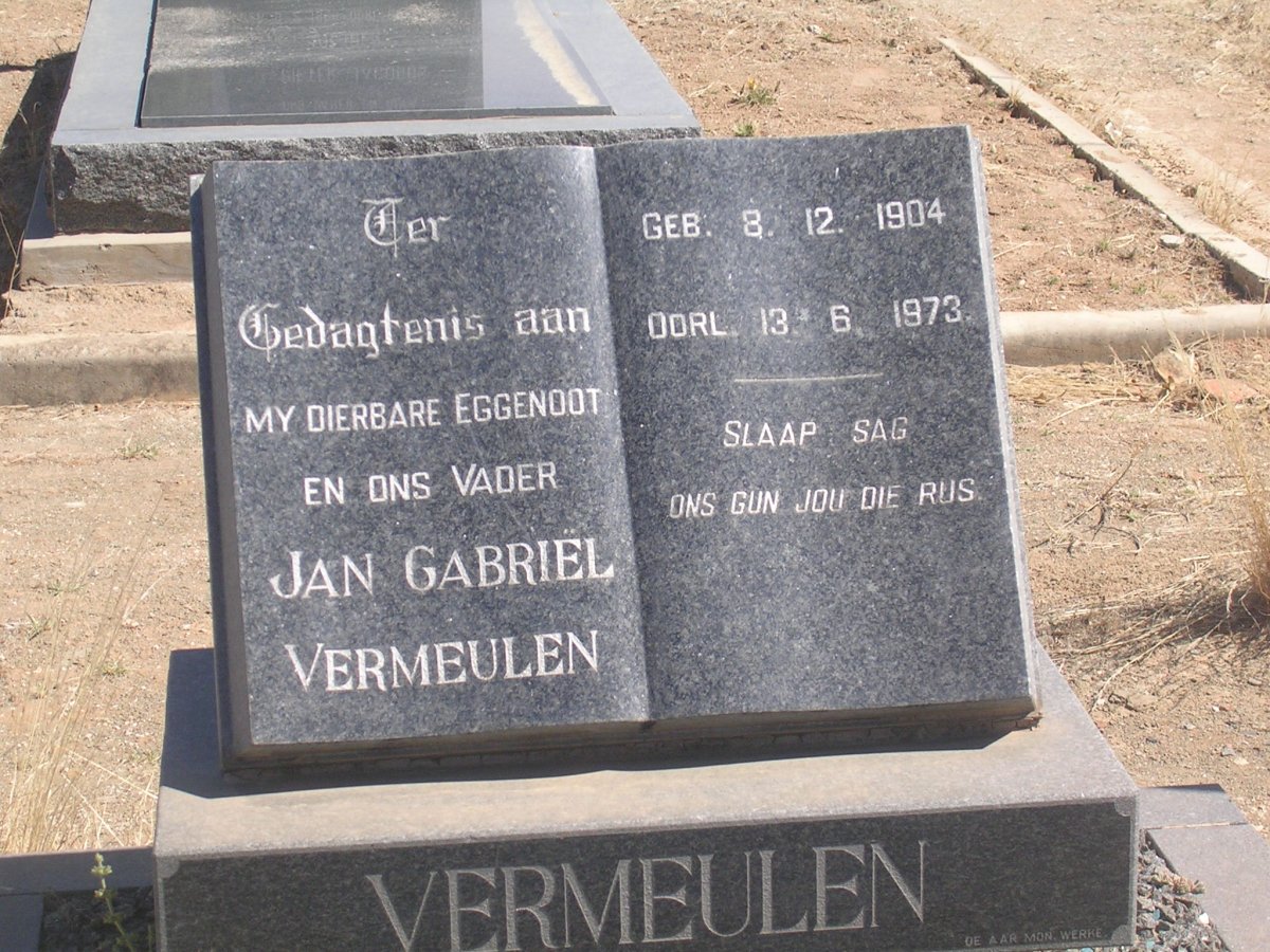 VERMEULEN Jan Gabriël 1904-1973