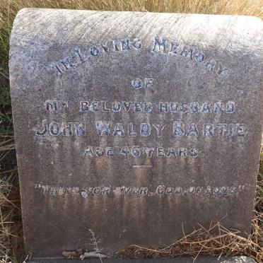 BARTIE John Waldy