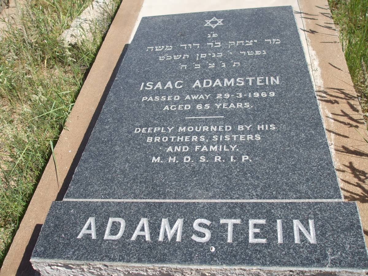 ADAMSTEIN Isaac -1969