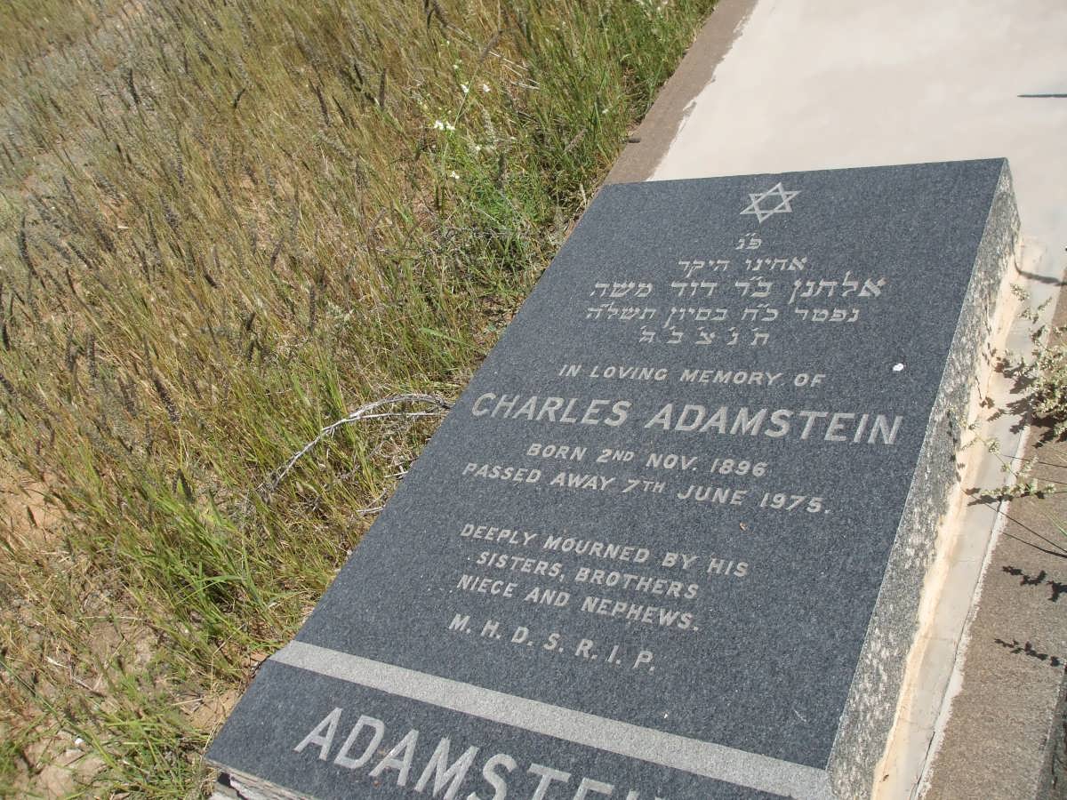 ADAMSTEIN Charles 1896-1975