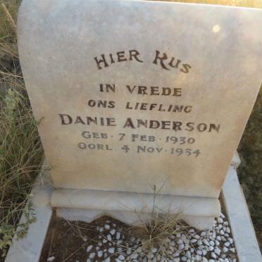 ANDERSON Danie 1930-1934