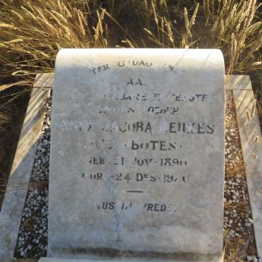 BEUKES Anna Jacoba nee BOTES 1890-1940