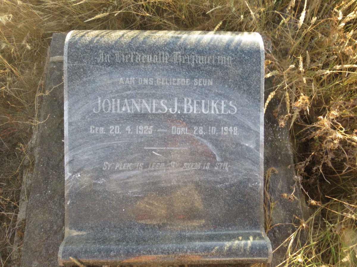 BEUKES Johannes J. 1925-1948