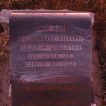 BESTER Louie P.J. 1893-1945