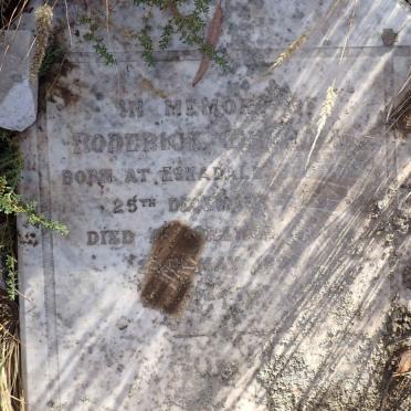 CHISHOLM Roderick 1843-1893