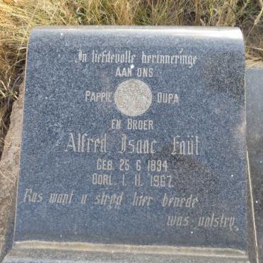 FAUL Alfred Isaac 1894-1962