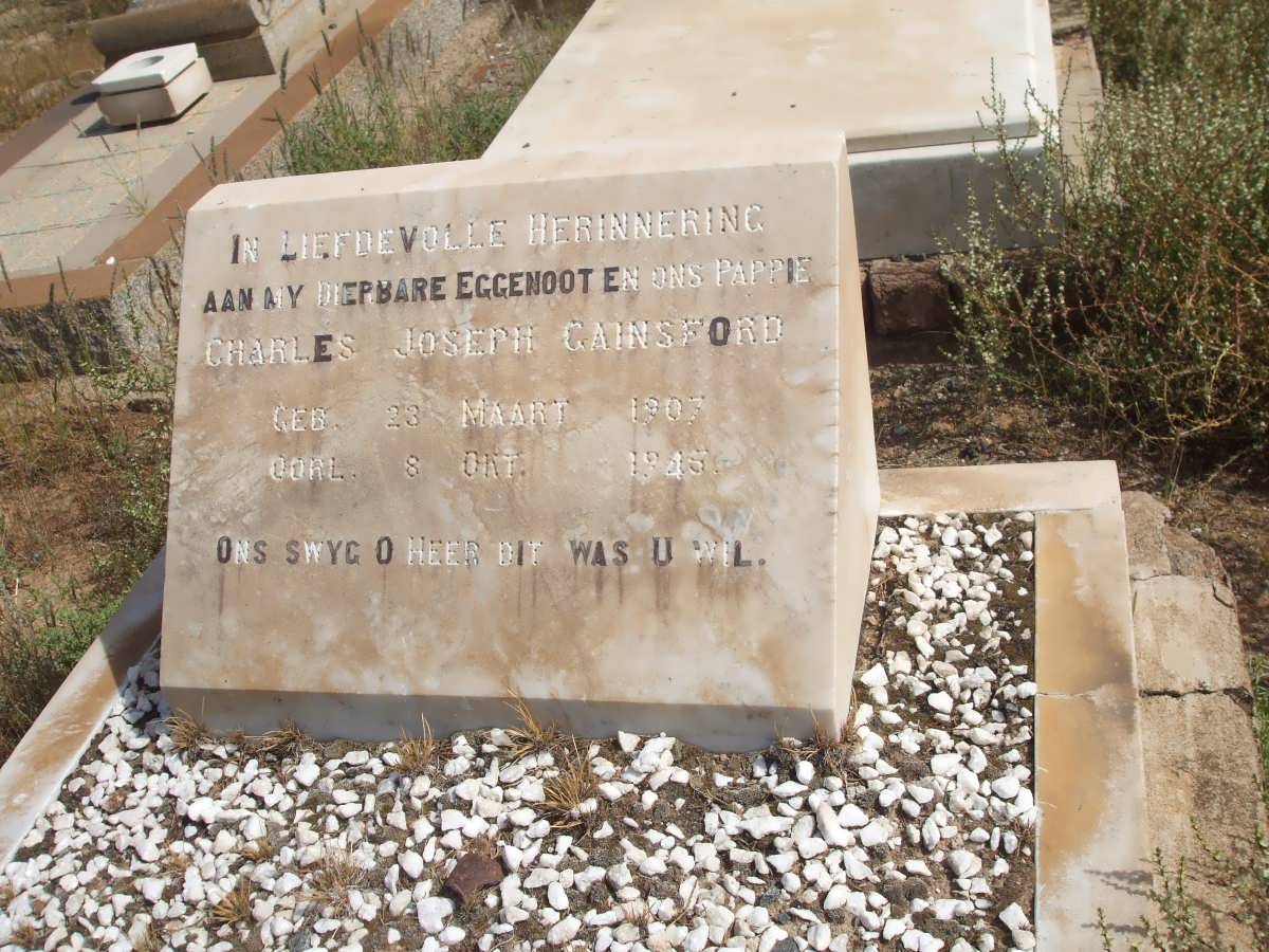 GAINSFORD Charles Joseph 1907-1945