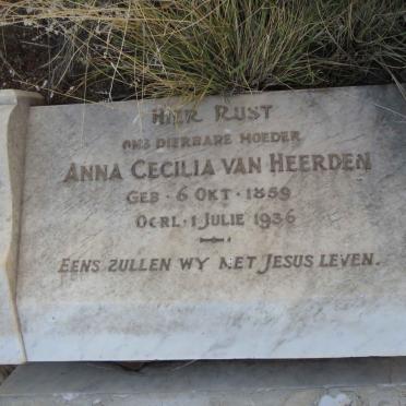 HEERDEN Anna Cecilia, van 1859-1936