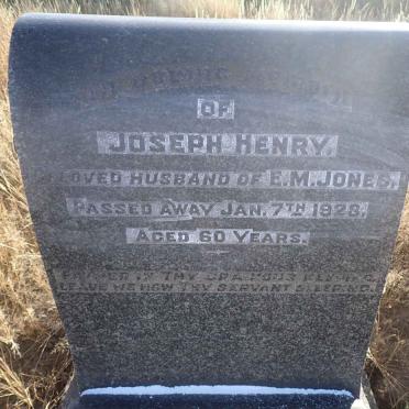 JONES Joseph Henry -1928