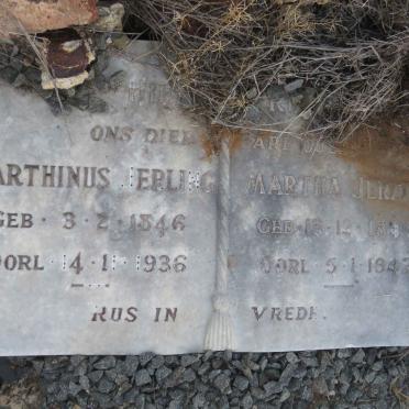 JERLING Marthinus 1846-1936 &amp; Martha 1849-1942