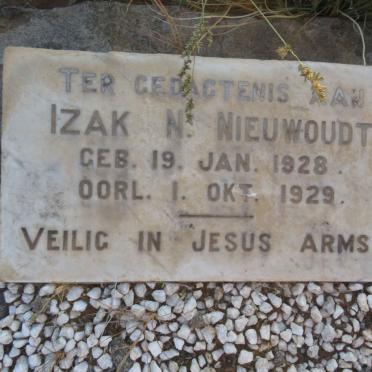 NIEUWOUDT Izak N. 1928-1929