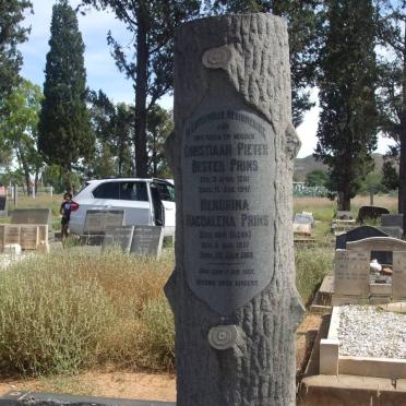 PRINS Christiaan Pieter Bester 1861-1947 &amp; Hendrina Magdalena VAN BLERK 1877-1960