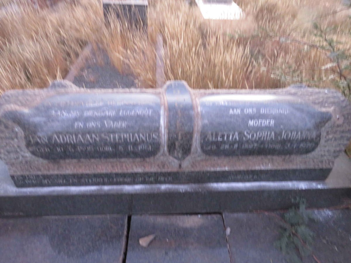 POTGIETER Jan Adriaan Stephanus 1898-1961 &amp; Aletta Sophia Johanna 1897-1970 _1