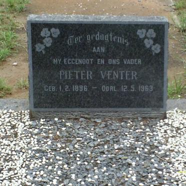 VENTER Pieter 1896-1963