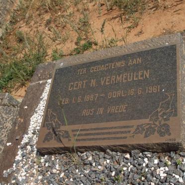 VERMEULEN Gert N. 1887-1961